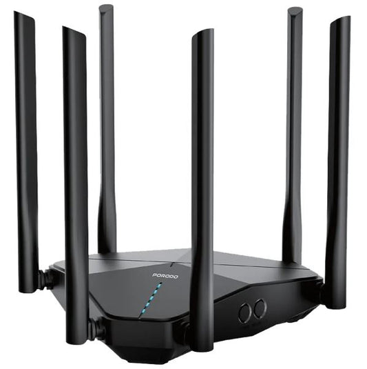 Porodo Dual Band Portable Wi-Fi Router - Black