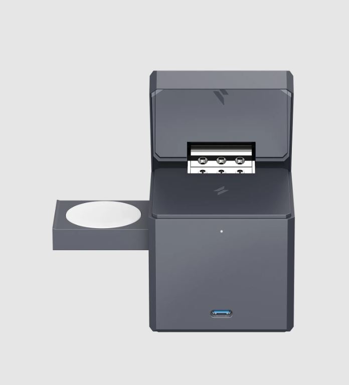 Anker 3-in-1 Cube with MagSafe Wireless Charger Gray