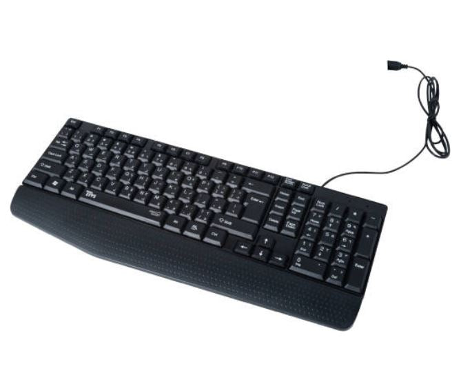 Twisted Minds K12 Kavara Series 2in1 Combo Wired Mode Lightweight - Black - (English / Arabic) Layout