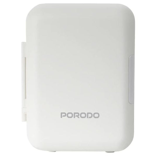 Porodo Lifestyle Echochill 4L Min Cooling Fridge, For Home, Office And Travel - White