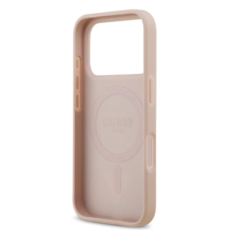 Guess MagSafe PU Leather Case With Triangle Logo-iPhone 17 Pro