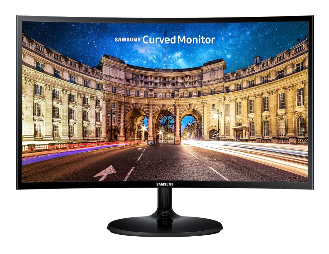 Samsung Essential 24" 60Hz Curved Monitor - C24F390FHM