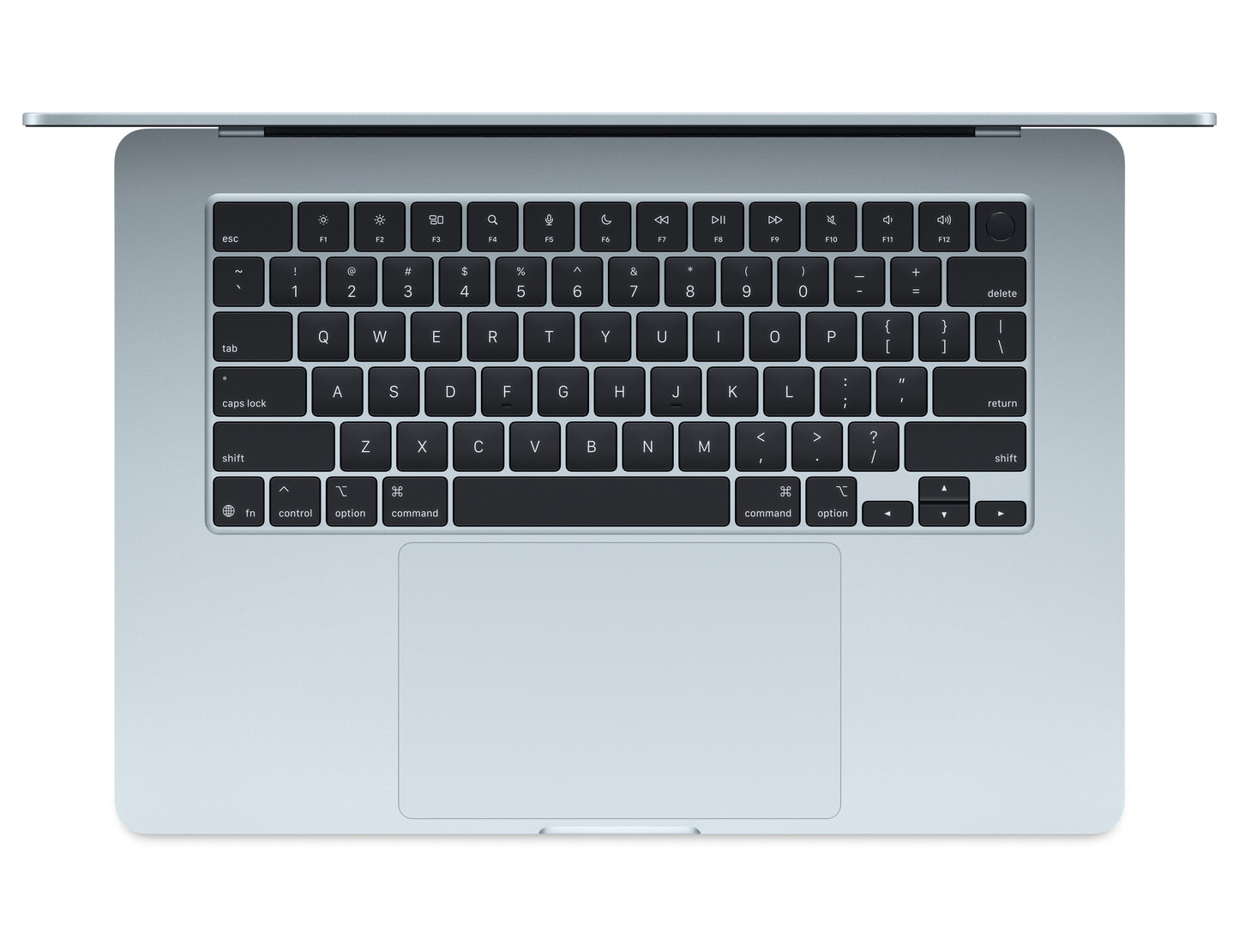 Apple MacBook Air - 15.3" - M4 - 10-Core CPU - 10-Core GPU - 16-Core Neural Engine - 16GB RAM - 512GB SSD - Arabic-English -Sky Blue - 1YW