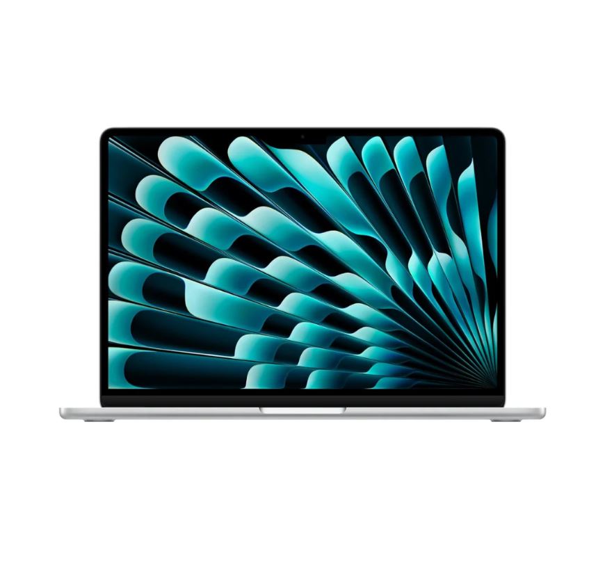 Apple MacBook Air - 13.6" - M4 - 10-Core CPU -8-Core GPU - 16-Core Neural Engine - 16GB RAM - 256GB SSD - Arabic-English - Silver - 1YW