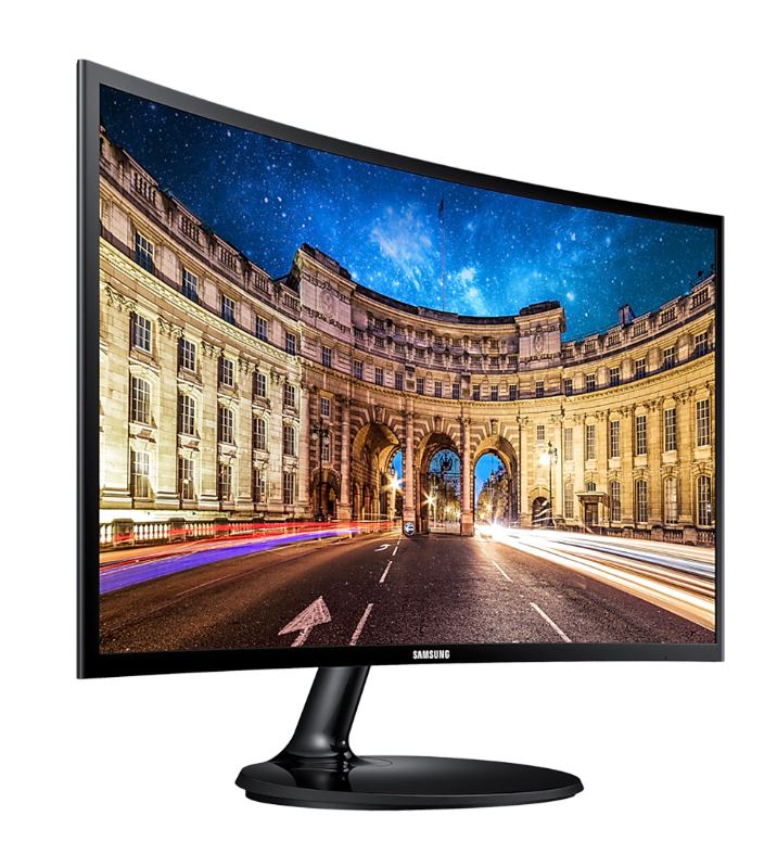 Samsung Essential 24" 60Hz Curved Monitor - C24F390FHM