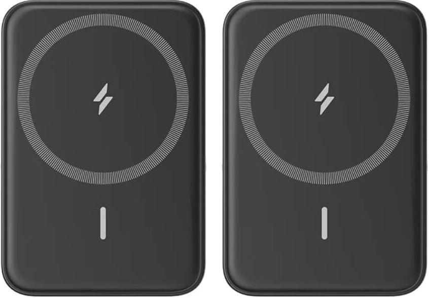 Anker MagGo Magnetic Wireless Charging 5,000 mAh Power Bank, 2-pack