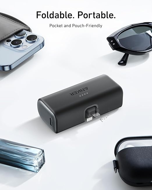 Anker Nano Power Bank (12W, Built-In Lightning Connector)