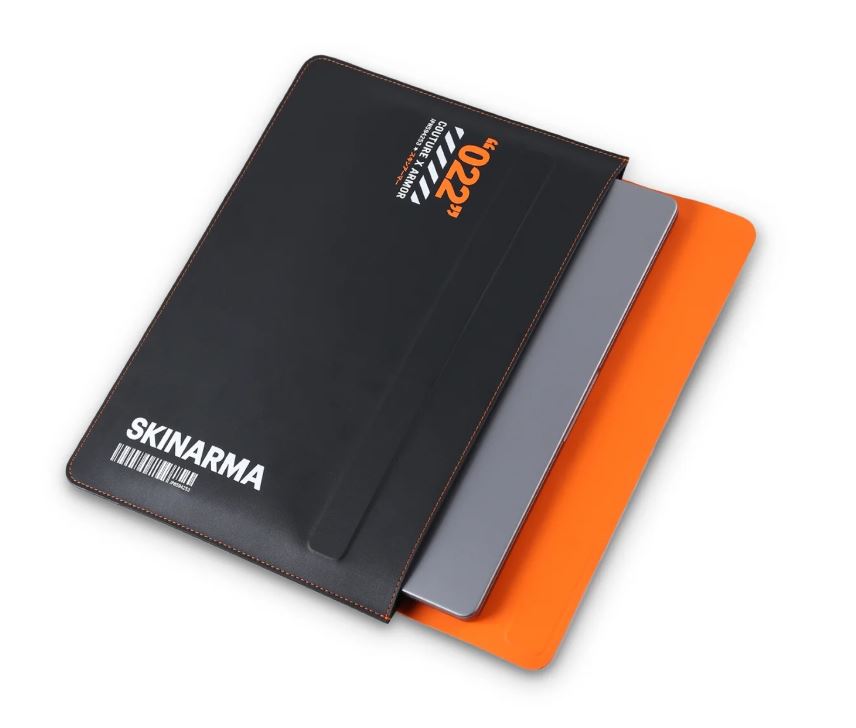 Skinarma ShinGoki Magnetic Laptop Sleeve Fits Up to 14 Inch - Orange