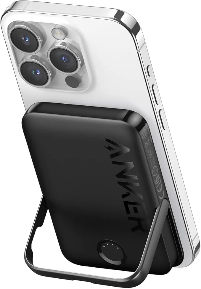 Anker MagGo Magnetic Wireless Charging 5,000 mAh Power Bank, 2-pack