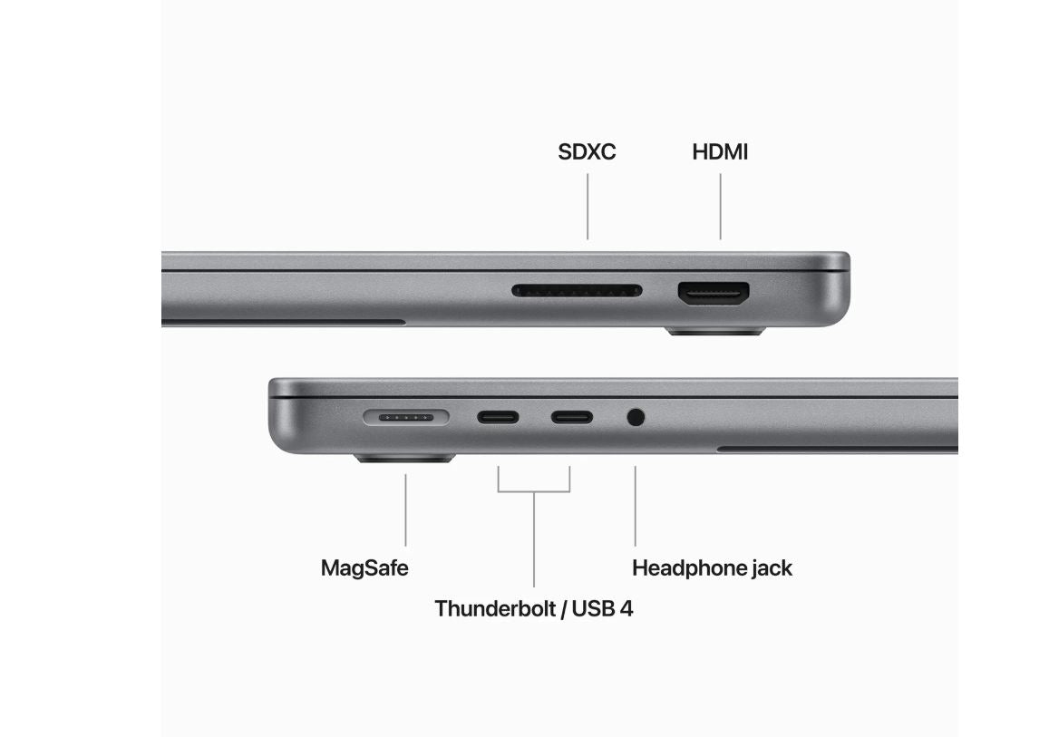 Apple MacBook Pro - 14-inch M3 8-Core CPU 10-Core GPU 8GB RAM 512GB SSD (Arabic / English) Space Grey