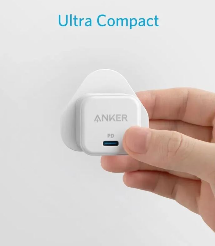Anker PowerPort III 20W Cube Charger, White