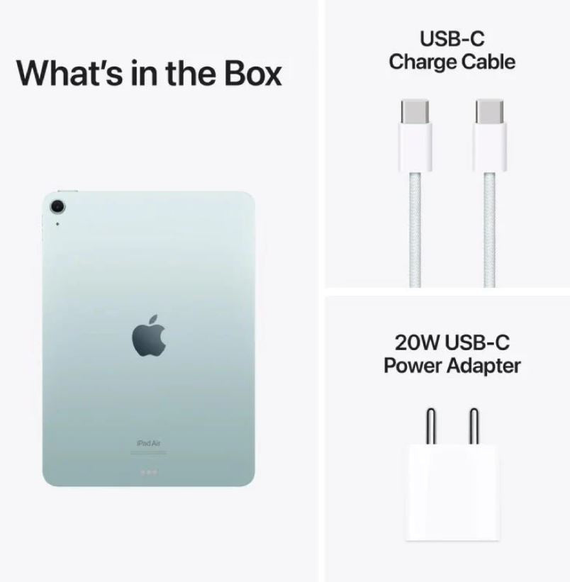 تابلت ابل ايباد اير M2 واي فاي 13 بوصة - 128 جيجا - ازرق