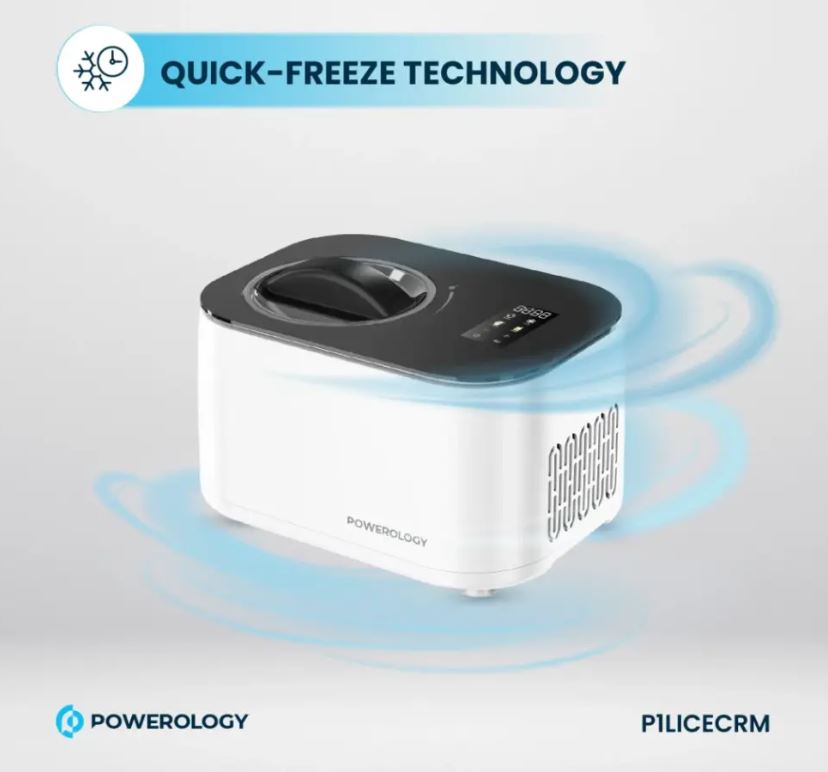 Powerology Ice Cream & Frozen Yogurt Machine