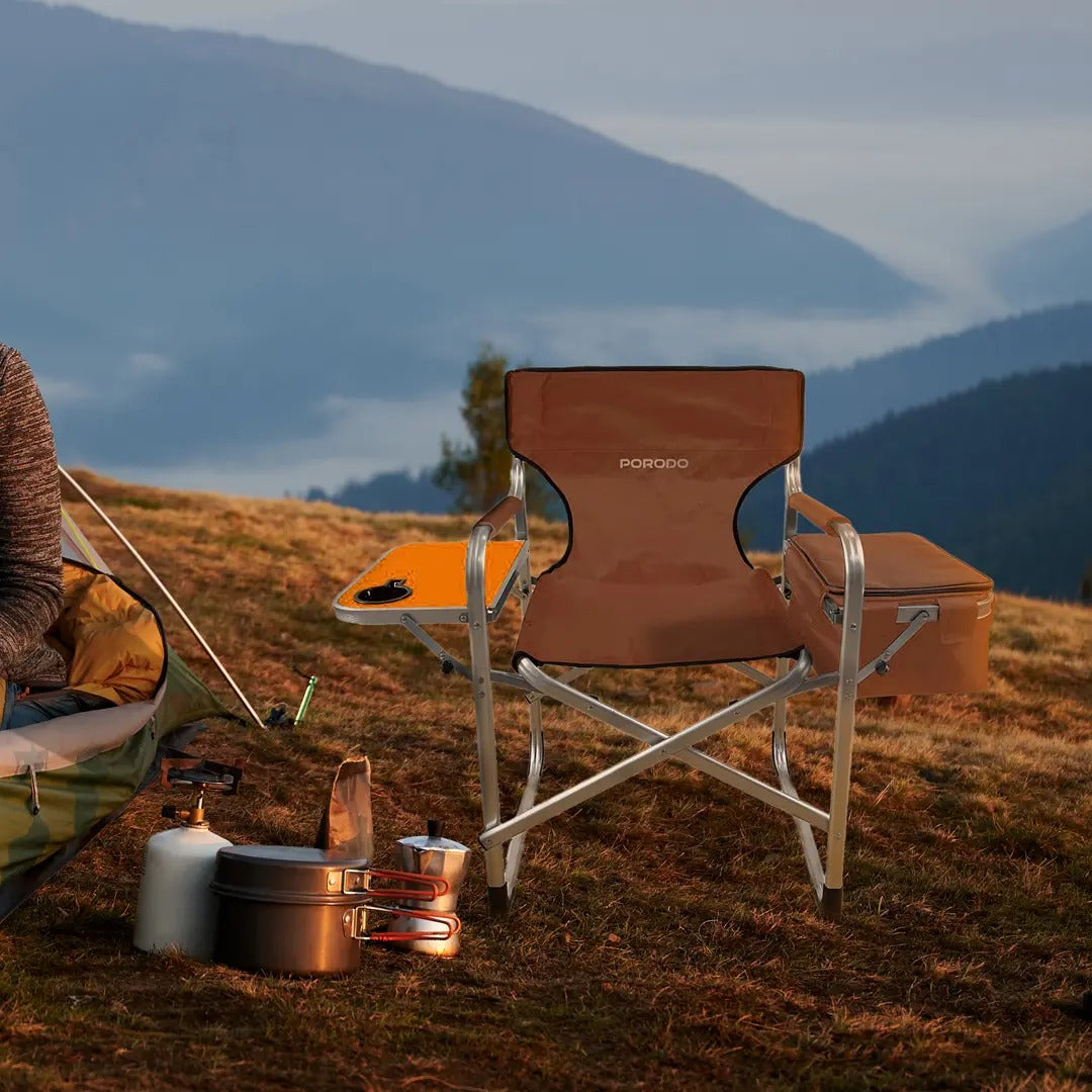 Porodo Lifestyle Outdoor Folding Director Chair