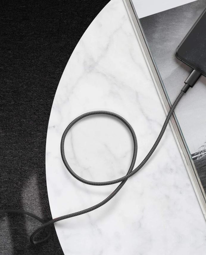 Anker USB-C to Lightning Cable (6ft/1.8m, New Nylon ) Black