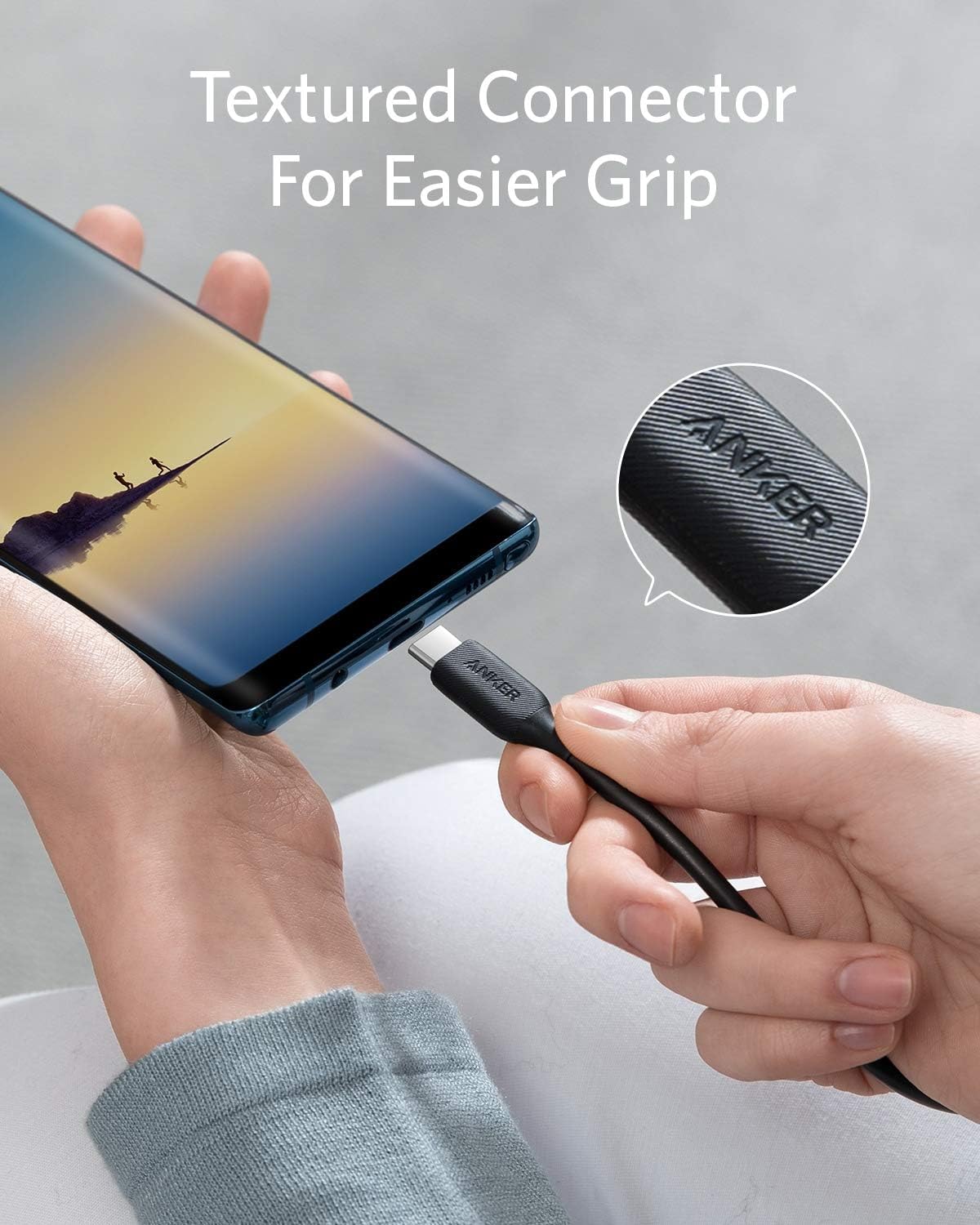 Anker Powerline III USB-C TO USB-C Cable (0.3M,1 FT) Black