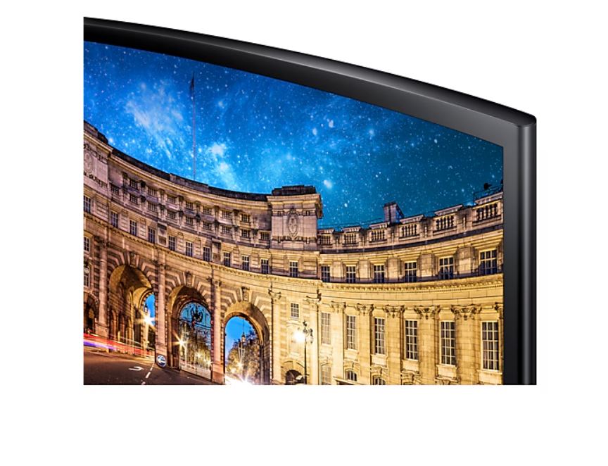 Samsung Essential 24" 60Hz Curved Monitor - C24F390FHM