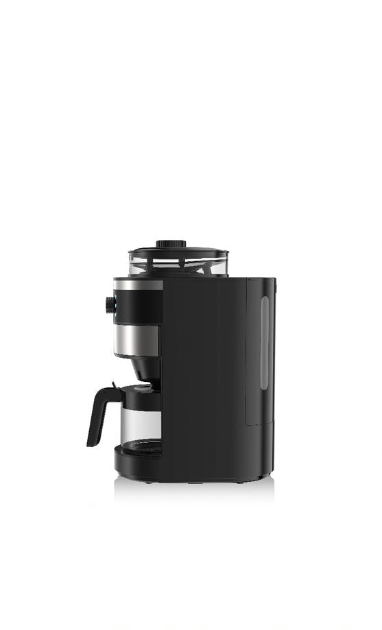 LePresso Bean Grinder Coffee Brewing Machine 6 Cups Glass Carafe 750ml