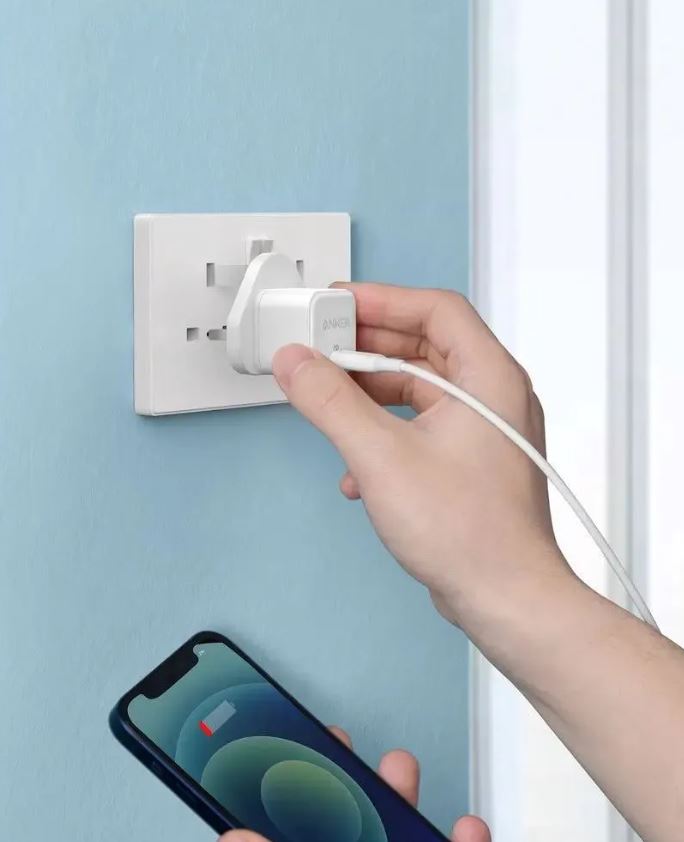 Anker PowerPort III 20W Cube Charger, White