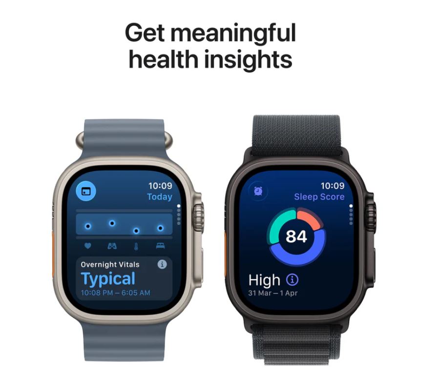 Apple Watch Ultra 3 GPS + Cellular 49mm Black Titanium Case with Black Alpine Loop – Medium
