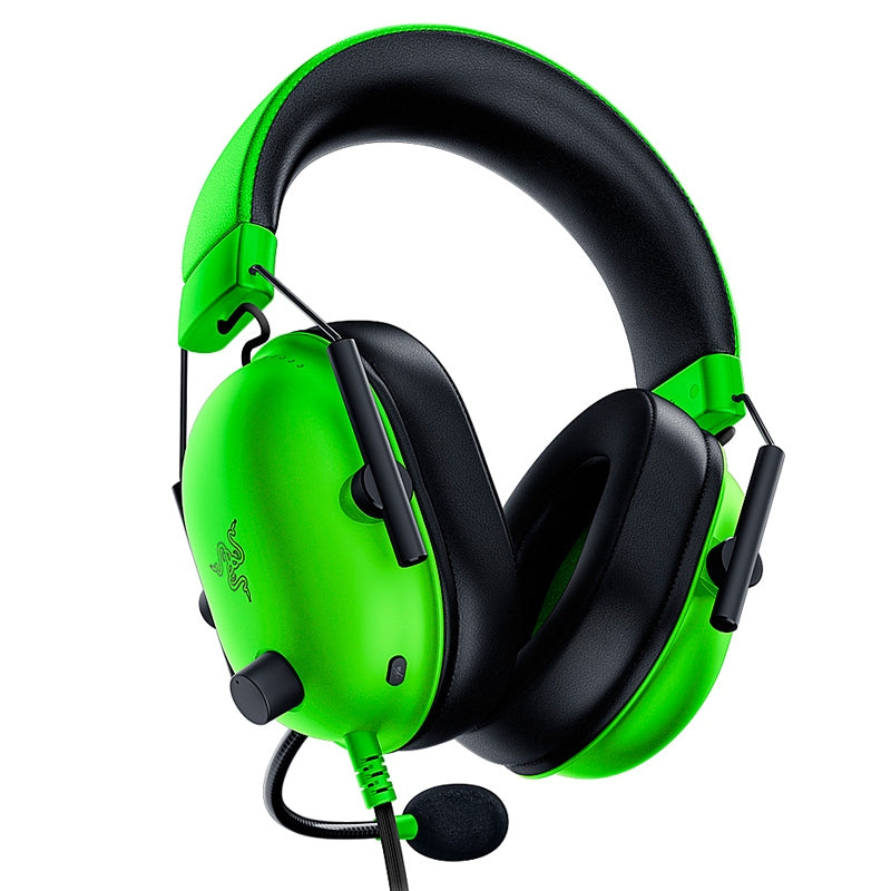 Razer Blackshark V2 X Esports 7.1 Surround Sound Wired Gaming Headset - For PC,PS4, Xbox One,Switch & Mobile Devices-Green Edition