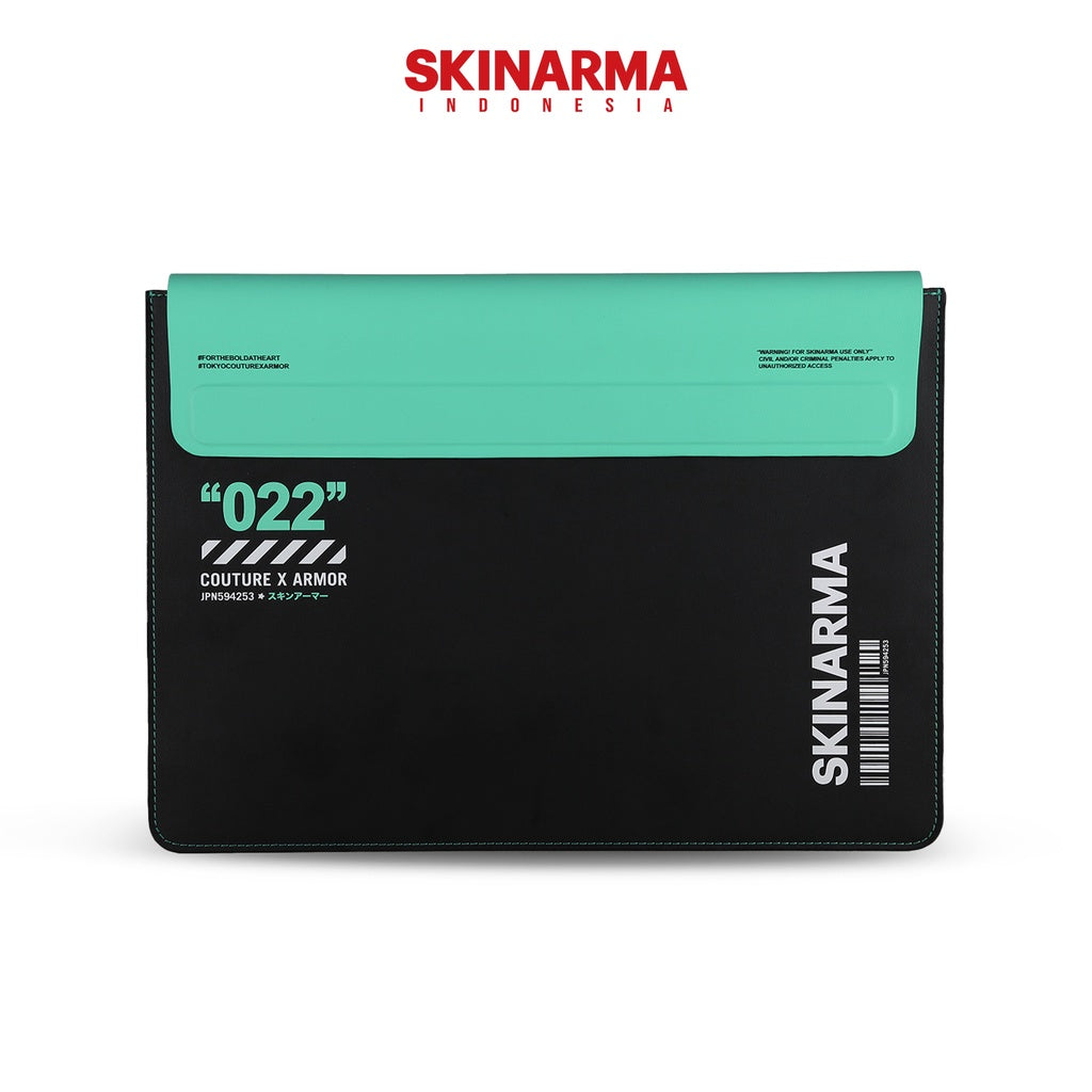 Skinarma ShinGoki Magnetic Laptop Sleeve Fits Up to 14 Inch - Turquoise