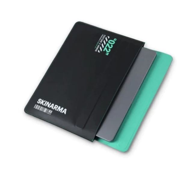 Skinarma ShinGoki Magnetic Laptop Sleeve Fits Up to 14 Inch - Turquoise
