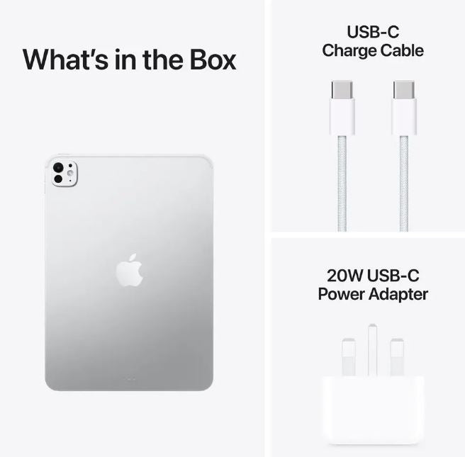 13-inch iPad Pro M5 Wi-Fi + Cellular 512GB standard glass Silver