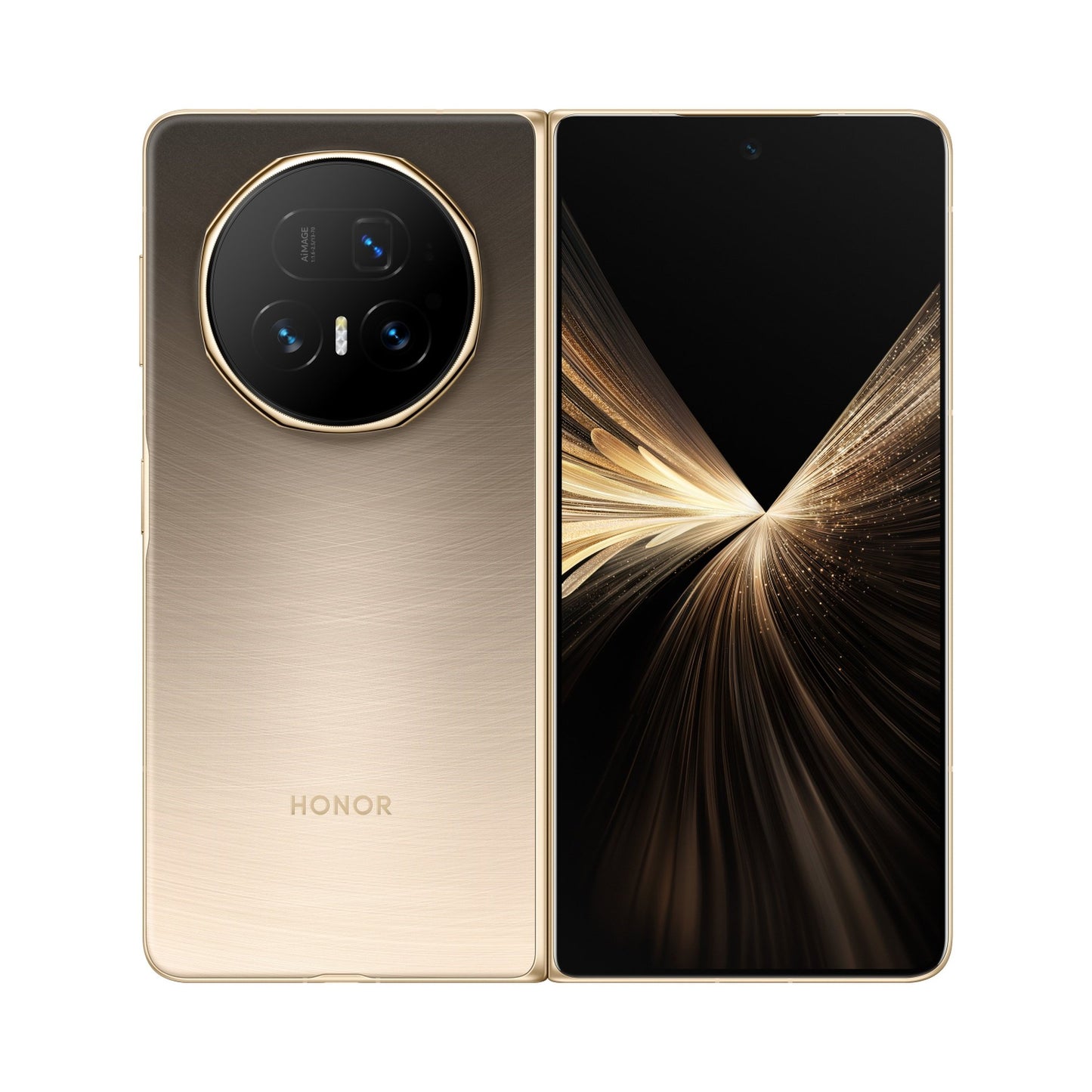 Honor Magic V5 5G Foldable Smartphone, 16 GB RAM, 512 GB Storage, Dawn Gold