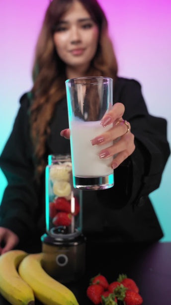 Powerology Press & Refresh Portable Blender-Black