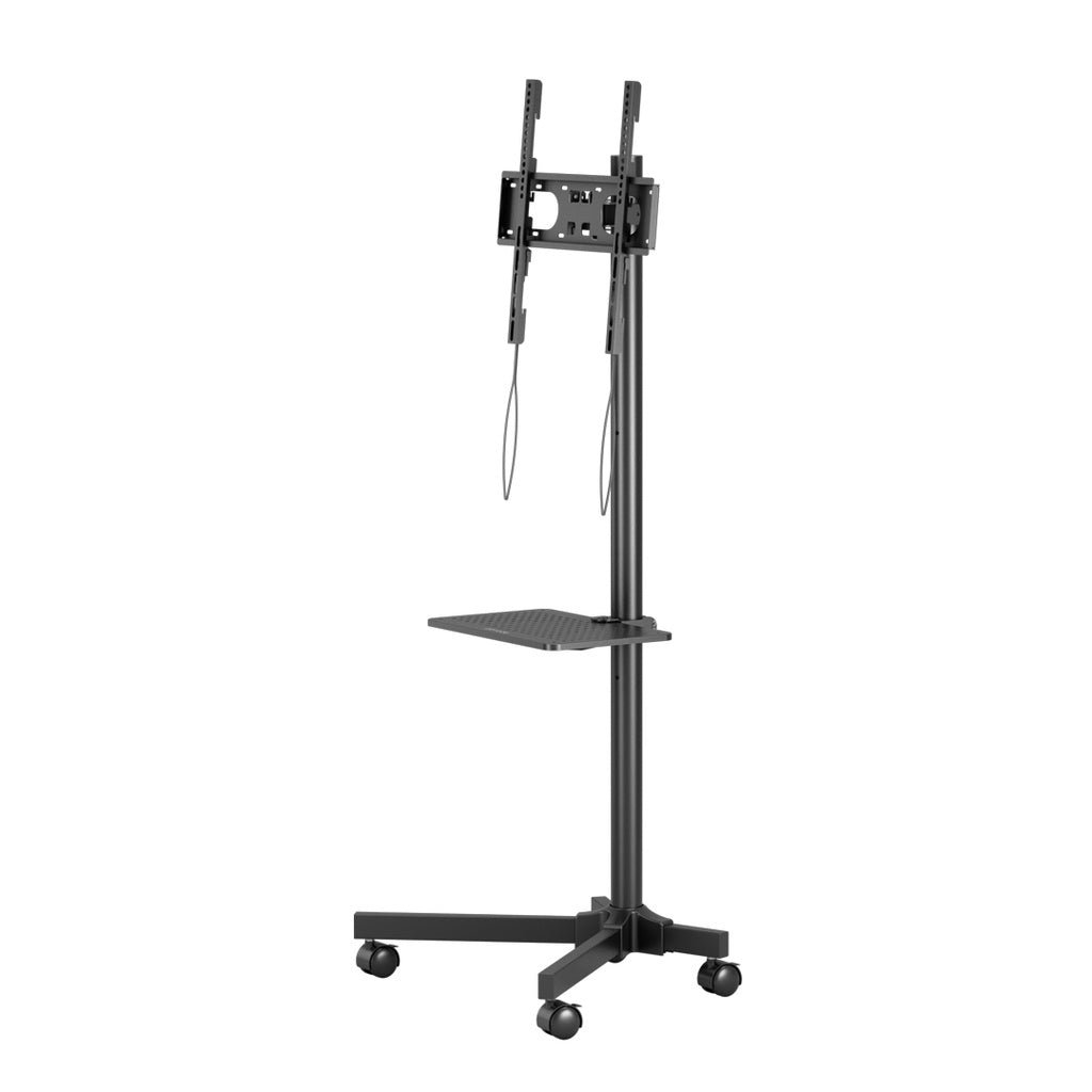 Porodo Mobile TV Stand Dynamic Swivel & Tilt Adjustable Height