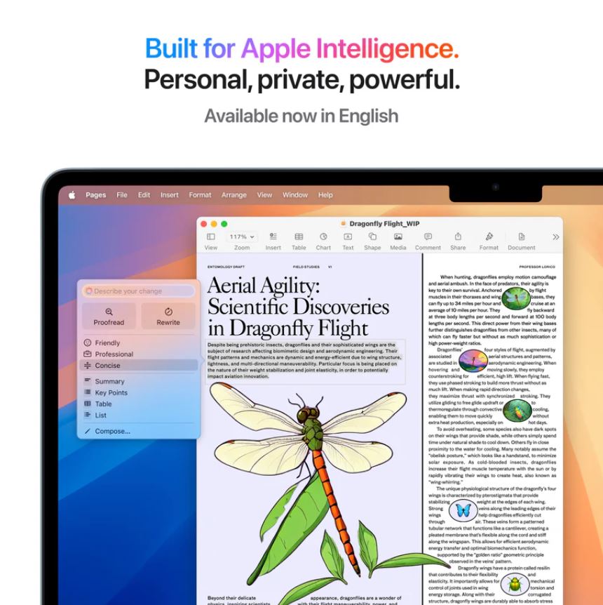 Apple MacBook Air - 15.3" - M4 - 10-Core CPU - 10-Core GPU - 16-Core Neural Engine - 16GB RAM - 512GB SSD - Arabic-English -Sky Blue - 1YW