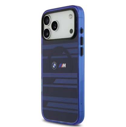 BMW MagSafe Transparent IML Case With Metal Buttons & Line Designs-iPhone 17 Pro Max