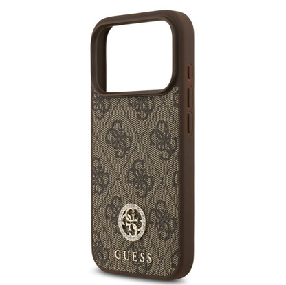 Guess MagSafe 4G PU Leather Case With Classc & Strass Logo-iPhone 17 Pro