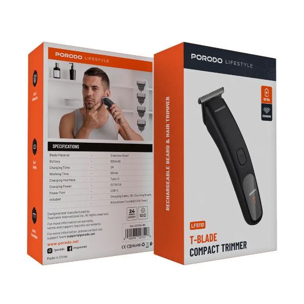 Porodo T-Blade Hair Trimmer 600mAh