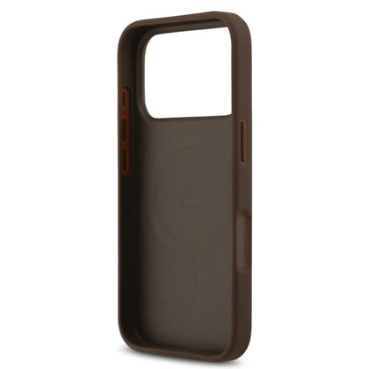 Guess MagSafe 4G PU Leather Case With Classc & Strass Logo-iPhone 17 Pro