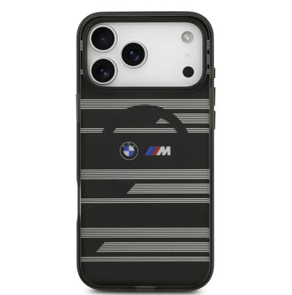 BMW MagSafe Transparent IML Case With Metal Buttons & Line Designs-iPhone 17 Pro Max