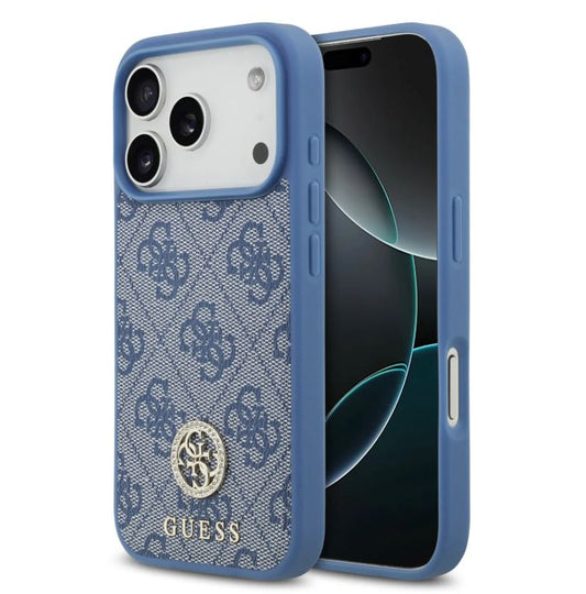 Guess MagSafe 4G PU Leather Case With Classc & Strass Logo-iPhone 17 Pro