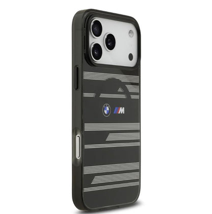 BMW MagSafe Transparent IML Case With Metal Buttons & Line Designs-iPhone 17 Pro