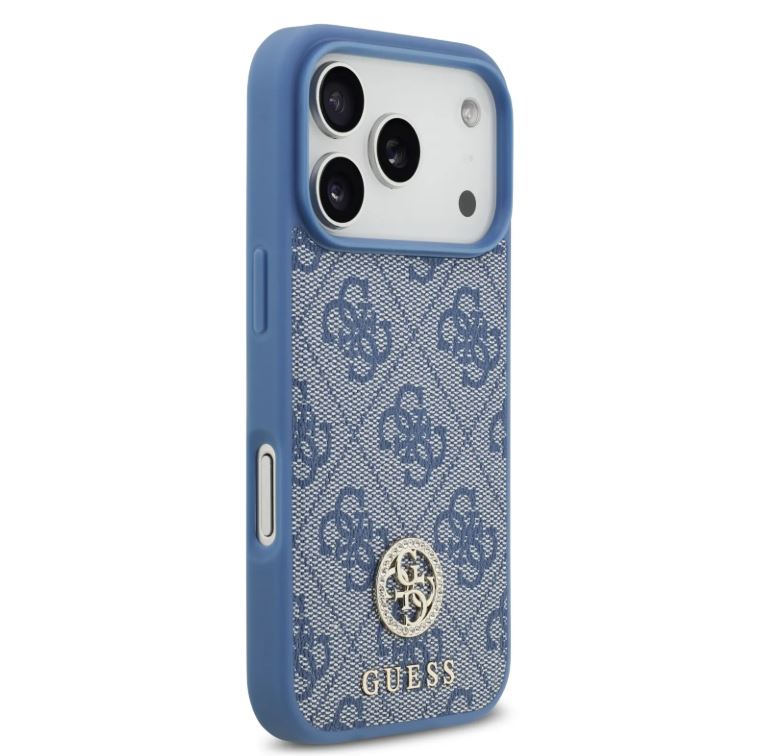 Guess MagSafe 4G PU Leather Case With Classc & Strass Logo-iPhone 17 Pro Max