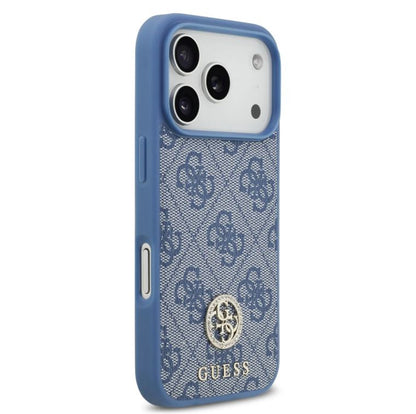 Guess MagSafe 4G PU Leather Case With Classc & Strass Logo-iPhone 17 Pro Max