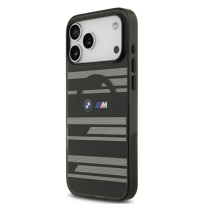 BMW MagSafe Transparent IML Case With Metal Buttons & Line Designs-iPhone 17 Pro