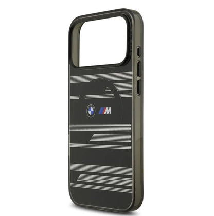 BMW MagSafe Transparent IML Case With Metal Buttons & Line Designs-iPhone 17 Pro Max