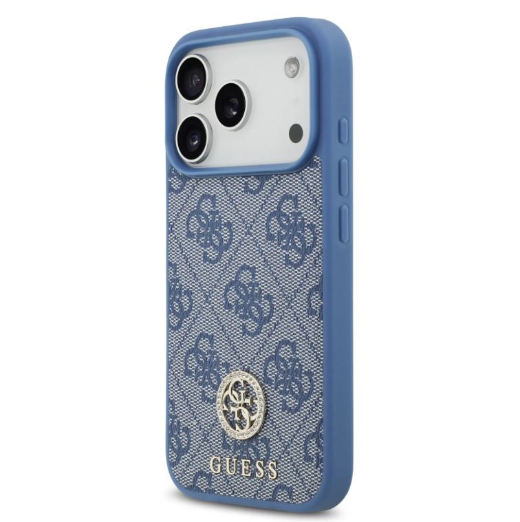 Guess MagSafe 4G PU Leather Case With Classc & Strass Logo-iPhone 17 Pro Max
