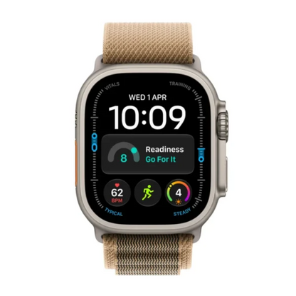 Watch Ultra 4 GPS + Cell 49mm Natural Titanium Case with Desert Alpine Loop M