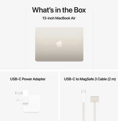 13-inch MacBook Air M4 10C CPU and 10C GPU 16GB 512GB SSD Starlight