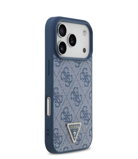 Guess MagSafe 4G PU Leather Case With Triangle Logo-iPhone 17 Pro