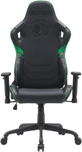 Call Of Duty (COD) Gaming Chair With Adjustable 4D Armrest & Metal Base - Green/Black