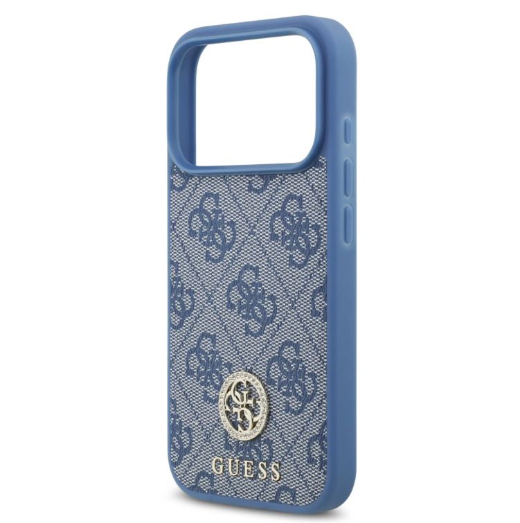 Guess MagSafe 4G PU Leather Case With Classc & Strass Logo-iPhone 17 Pro Max