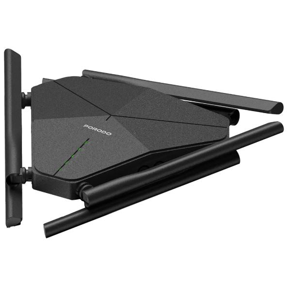 Porodo Dual Band Portable Wi-Fi Router - Black